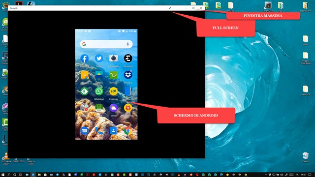 App per visualizzare lo schermo mobile sul PC