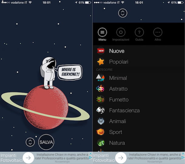 Migliori app per sfondi su Android