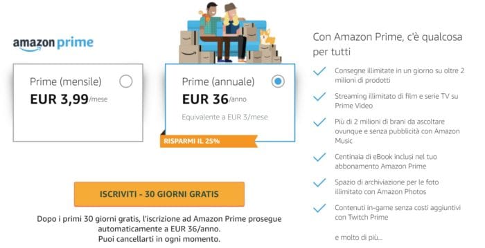 Quanto costa Amazon Prime? Guida completa su questo servizio